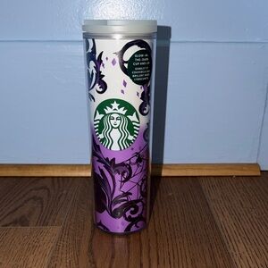 NWT Starbucks 2021 Glow In the Dark Cat Tumbler 16 oz